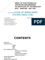 Simulation of Mimo Wimax Using STBC