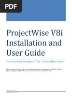 CMT ProjectWise V8i Installation and User Guide