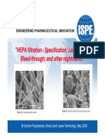 ISPE UKAff7May2008HEPAFiltrationSpecificationLeakTest