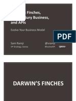 Darwin’s Finches, 20th Century Business, and Open APIs Evolve Your Business Model