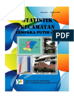 Statistik Kecamatan Cempaka Putih 2015