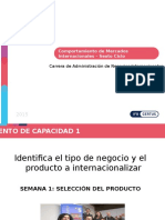 Comportamiento de Mercados Internacionales - VI Ciclo