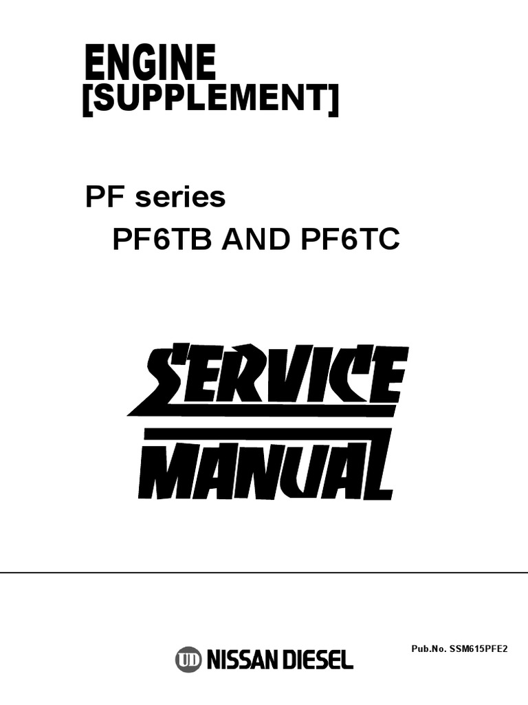 PF6 Engine Specifications and Manual | PDF | Internal Combustion Engine ...