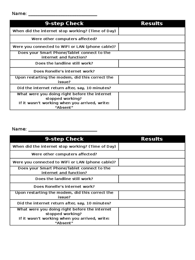 Internet Connectivity Troubleshooting Guide | PDF