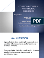 Common Pediatric Nutritional Disorders 2015