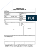 Form Isian Data Pribadi Calon BA VERSI 2