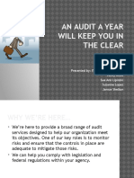 An Audit A Year, Keeps You in The Clear