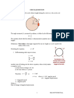 A level Physics CIE NOTES Ch 3 - Circular Motion