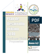 PDU2040-Anexo A2, Secciones Viales