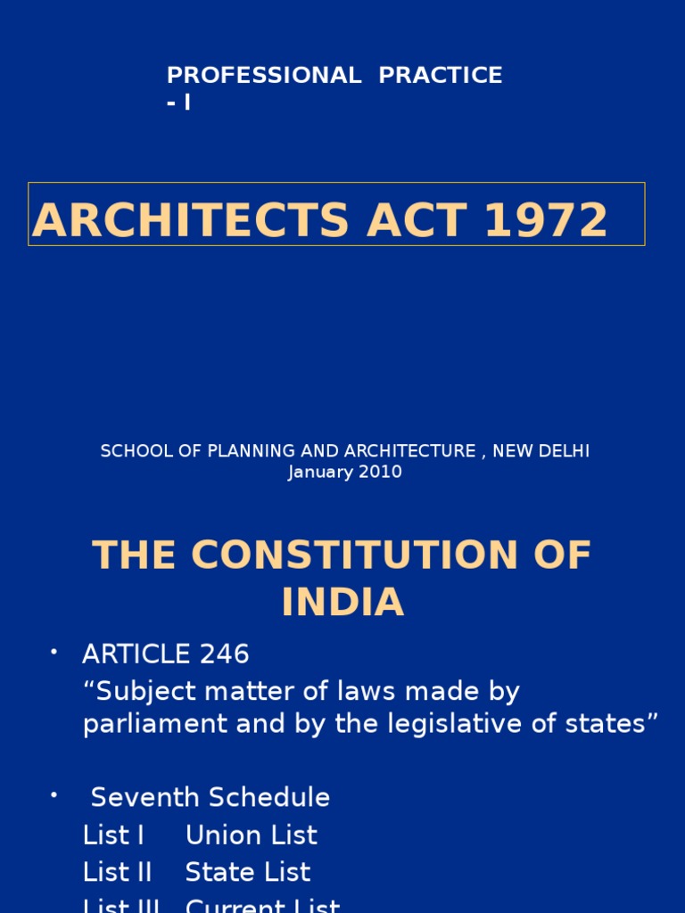 Professional Practice Architecture Pdf Architect Public Law