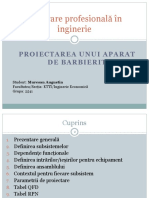 Aparat de Barbierit Proiect