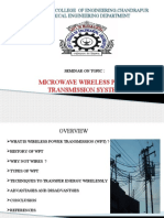 Microwave Wireless Power Transmission System