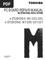 Toshiba E-Studio 163 165 203 205 166 167 206 207 237 PC Board Repair Manual 2006