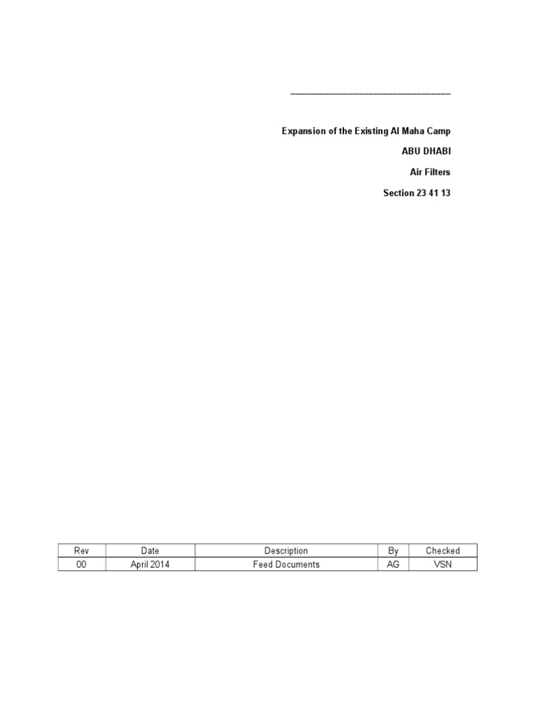 Air Filters | PDF | Manufactured Goods | Mechanical Engineering