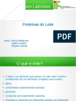 Proteínas presentes no Leite de vaca