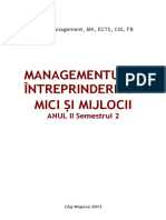 Managementul Intreprinderilor Mici Si Mijlocii 