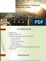 Kesan Globalisasi Barat Terhadap Tamadun Dunia