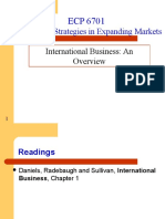 Competitive Strategies in Expanding Markets: International Business: An