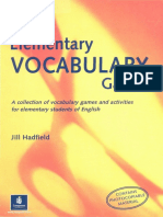 Elementary Vocabulary Games