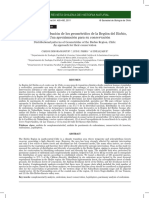 Patrones de distribución de los geométridos de la Región del Biobío, Chile