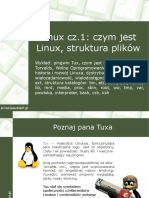 System Linux Cz1 Tux Struktura Plikow PL