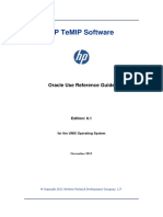 TeMIP Oracle Use Reference Guide
