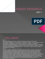 Unit I_business Research