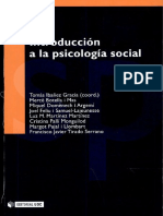 Introduccion a La Psicologia Social