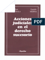 Acciones Judiciales en El Derecho Sucesorio PDF