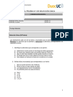 Facsímil Prueba 1 de Selección Única PLC010 2016