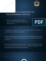 Experiencias de La Aplicación de Las Reglas de Bangkok CR