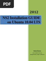 NS2 Installation Guide - Raheel