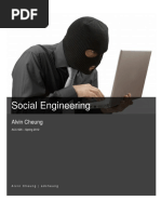 ACC626 Social Engineering A Cheung