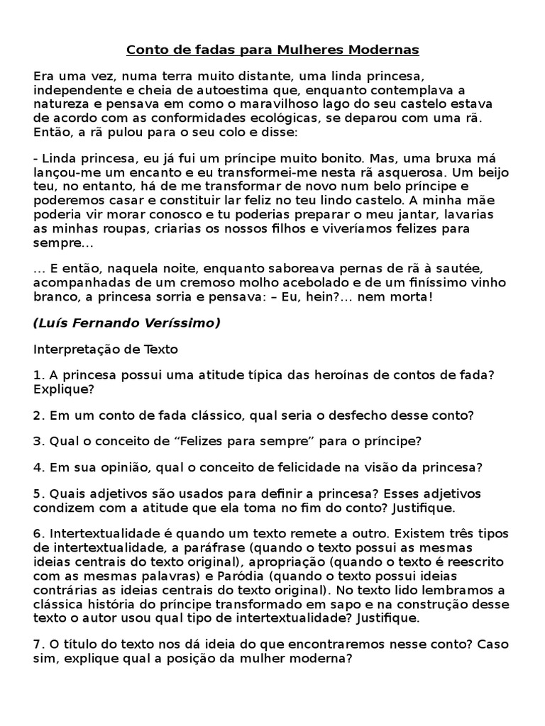 Conto de Fadas para Mulheres Modernas | PDF | Contos | Contos de fadas, image size:768x1024