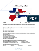 Cuaderno para Pruebas Nacionales de Ciencias Sociales para Cuarto de Secundaria