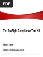 The ArcSight Compliance Tool Kit