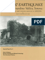 Terremoto 1887 Sonora