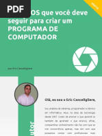 eBook 8 Passos Que Voce Deve Seguir Para Criar Um Programa de Computador