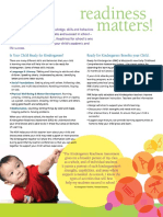 Readiness Matters Flyer in English