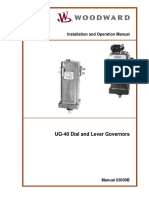 UG-40 Dial and Lever Governors: Installation and Operation Manual