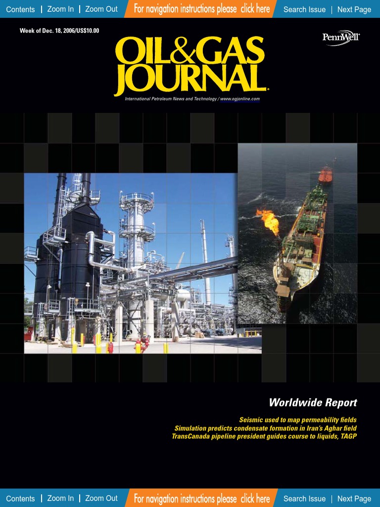 Ogj 20061218 PDF | PDF | Subsea (Technology) | Oil Refinery