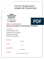 Normas de Auditoria Generalmente Aceptadas