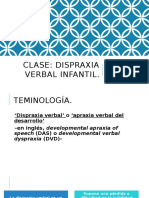 CASO CLÍNICO - Dispraxia Verbal Infantil