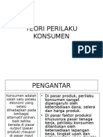 Kuliah 2 Teori Perilaku Konsumen (Pendekatan Kardinal)