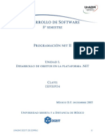 Unidad 1 Desarrollo de Objetos en La Plataforma NET PDF