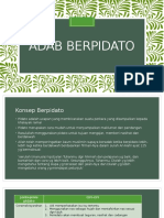 Adab Berpidato