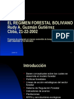 Regimen Forestal Boliviano