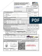 Formulario de Autorizacion para La Circulación de Vehículos Especiales Y/o El Transporte de Mercancias Especiales