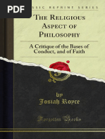 The Religious Aspect of Philosophy 1000083550