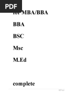 For Bba Mba Bed PHD Contact 709777353 India